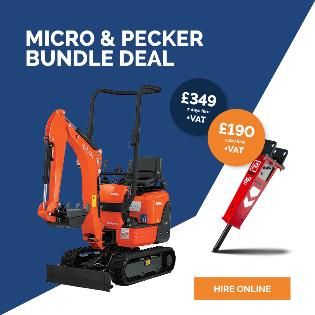 Micro Digger Pecker Bundle Miles Hire